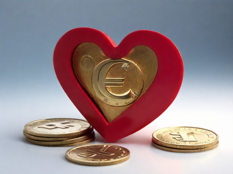 ¡El regalo perfecto para este San Valentín! Un corazón con euros.