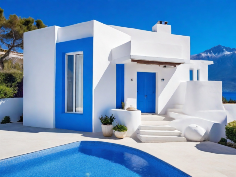 Avales ICO del 20% comprar esta casa tan bonita blanca y azul